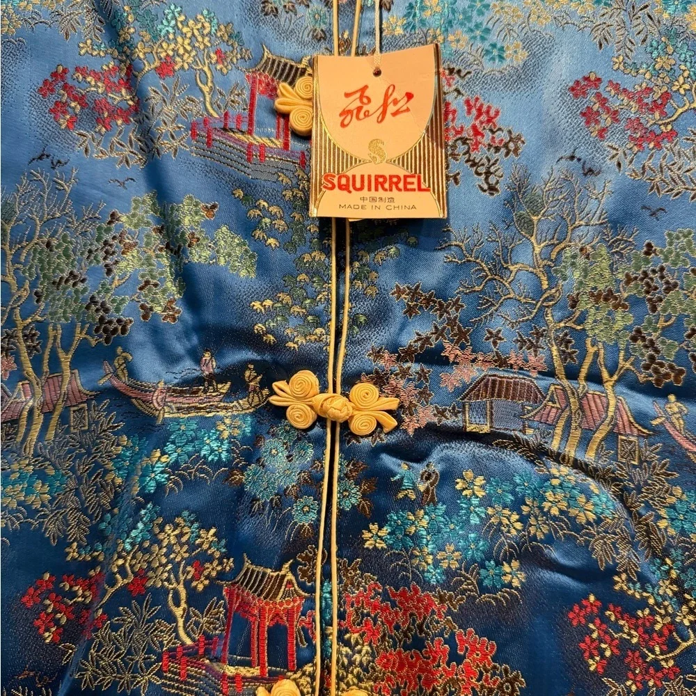 Blue Floral Kids Blouse